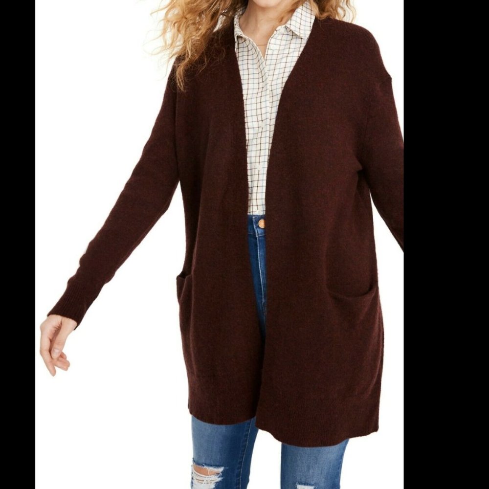 Madewell Women's Purple Ryder Open Cardigan XS NWT